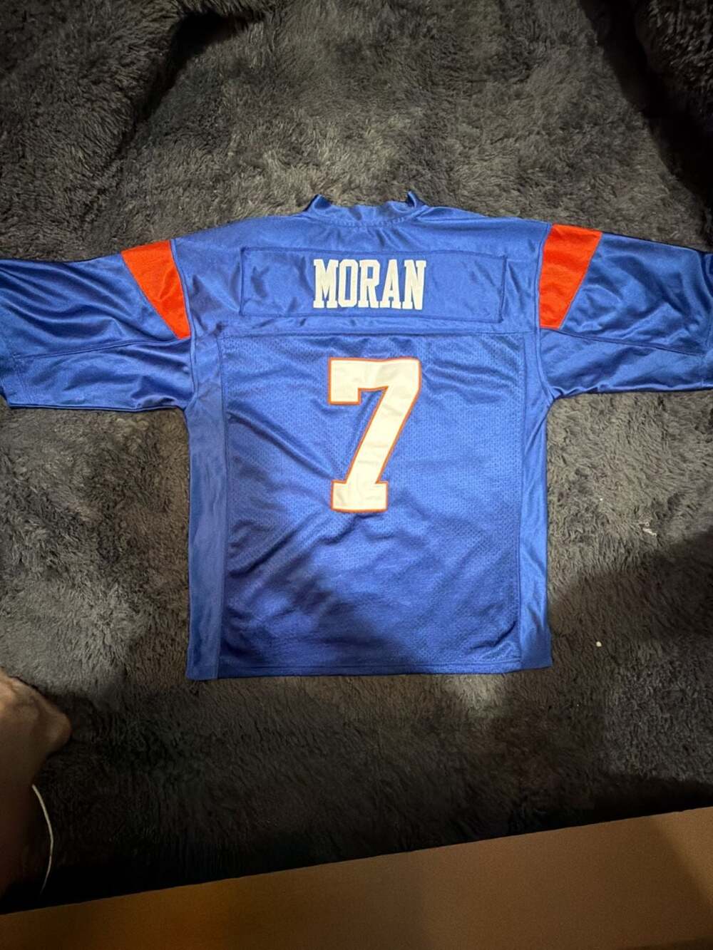 Mitchell & Ness Blue Mountain State Alex Moran Jersey Size M Blue